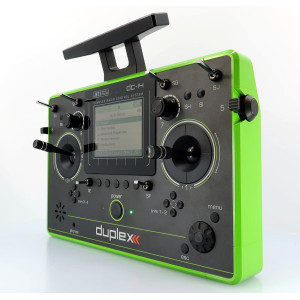 Vysielač JETI DUPLEX DC-14 II – zelený (Rev.2) Vysielač JETI DUPLEX DC-14 II – zelený (Rev.2)