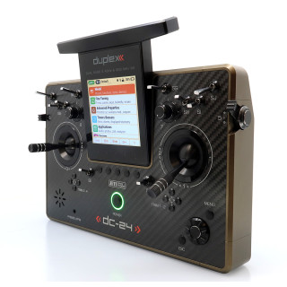 Vysielač JETI DUPLEX DC-24II Carbon Line – bronz elox (Rev.2) Vysielač JETI DUPLEX DC-24II Carbon Line – bronz elox (Rev.2)