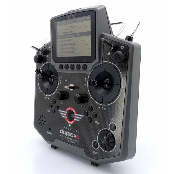 Vysielač JETI DUPLEX DS-12 Carbon – sivý (Special Edition 23) Vysielač JETI DUPLEX DS-12 Carbon – sivý (Special Edition 23)