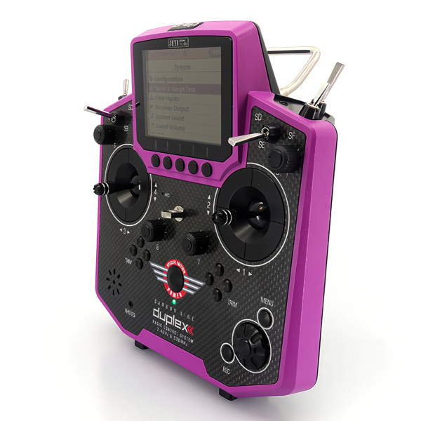 Vysielač JETI DUPLEX DS-12 Carbon – fialový (Special Edition 23) Vysielač JETI DUPLEX DS-12 Carbon – fialový (Special Edition 23)