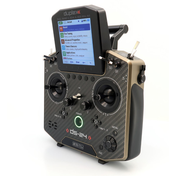 Vysielač JETI DUPLEX DS-24II Carbon Line – bronz elox Vysielač JETI DUPLEX DS-24II Carbon Line – bronz elox